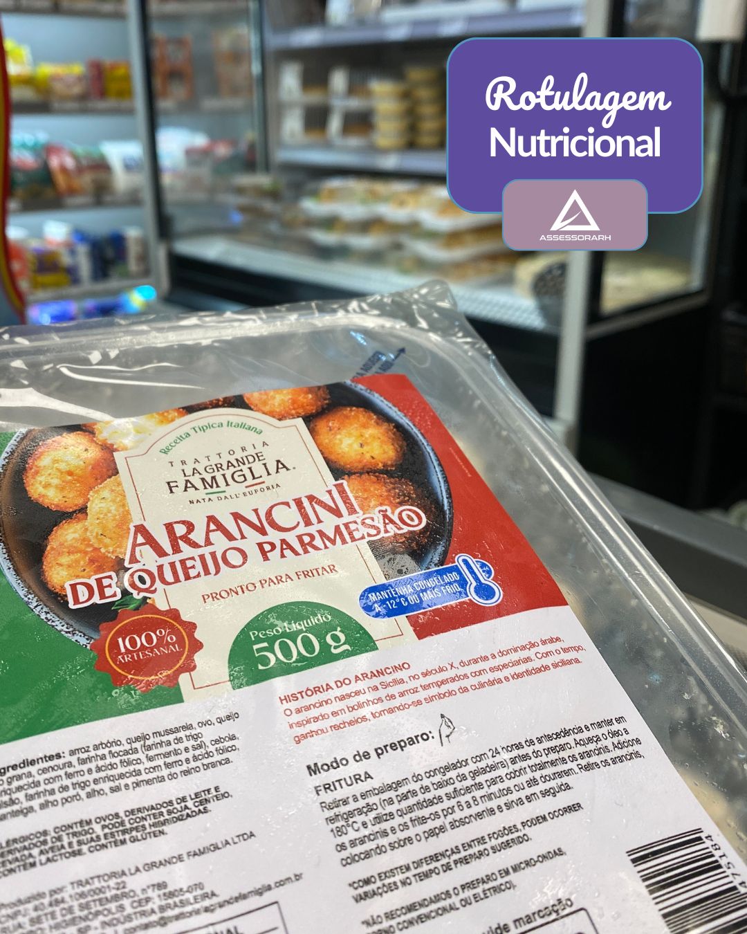 Rotulagem Nutricional para La Grande Famiglia