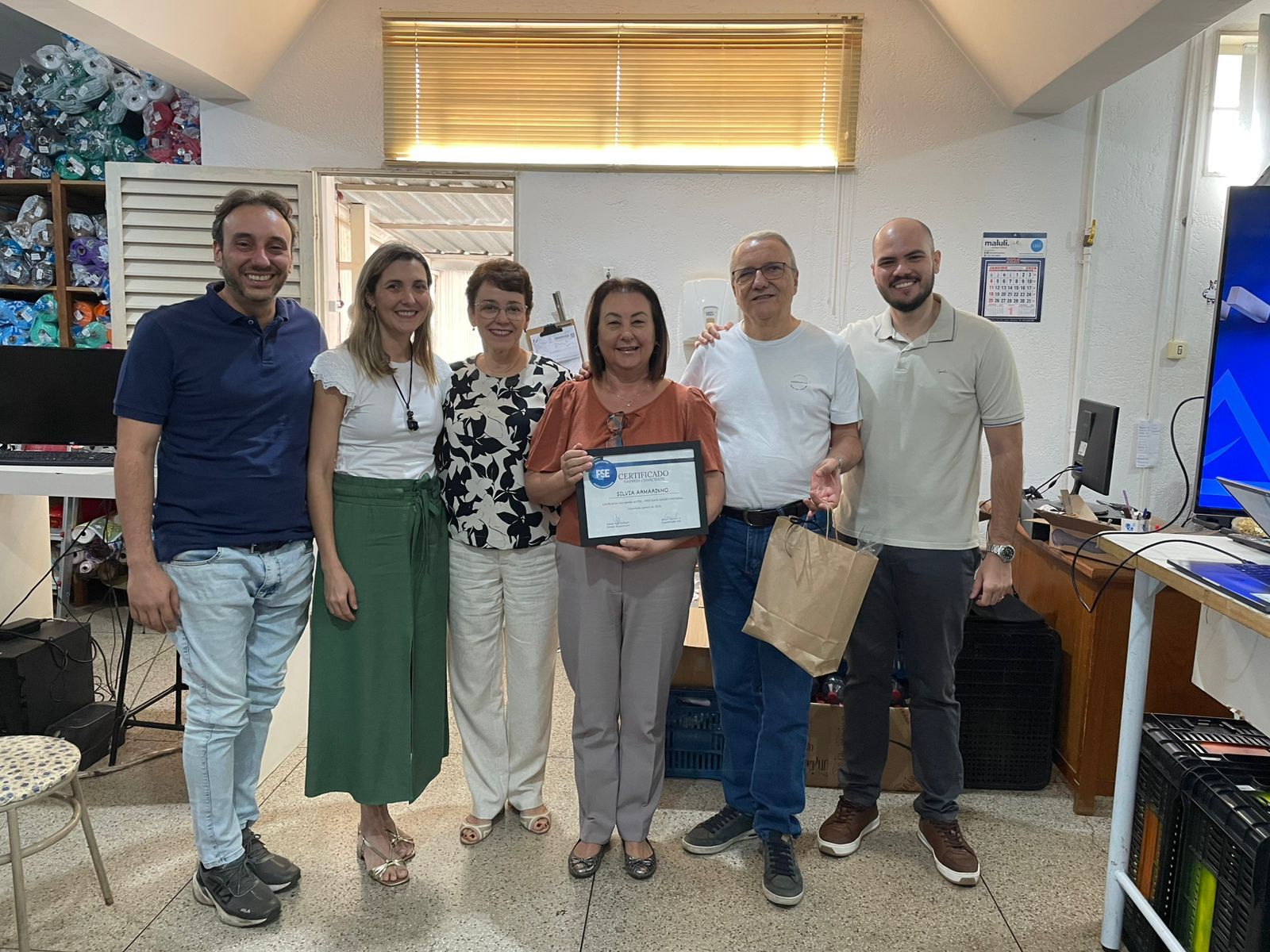 Implantação PSE na Sílvia Armarinhos 